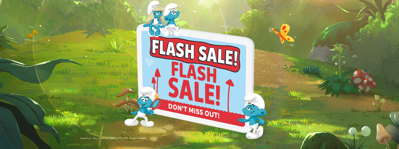 Smurfs Flash Sale!