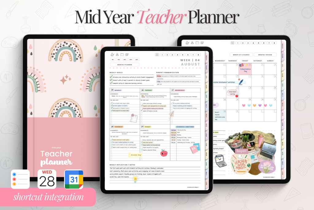 Mid Year Teacher Planner
