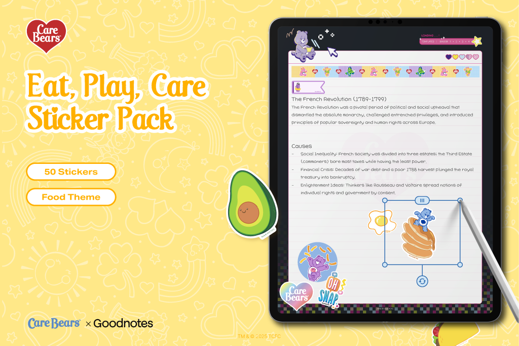 Care Bears Sticker Pack <Eat Play Care>