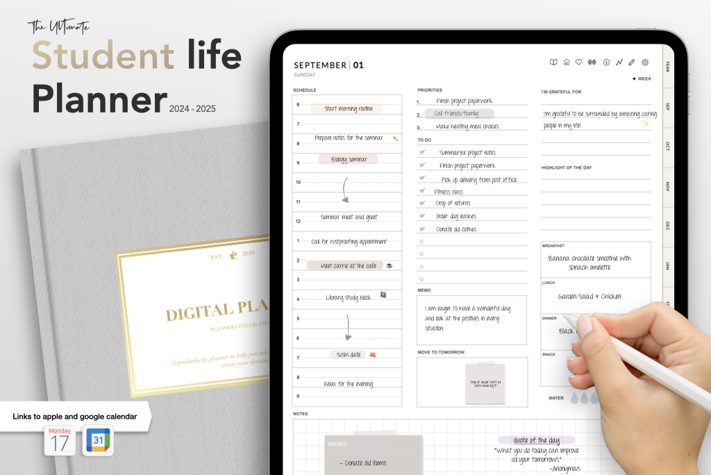 The Ultimate Student Life Planner - (Sunday Beige)