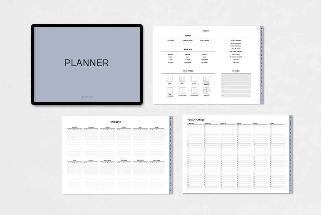 Student Organizer Planner (Blue)