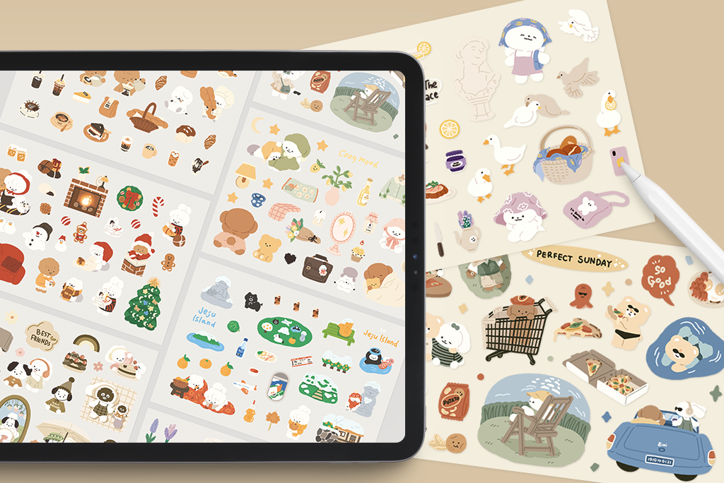 Cute Animal Sticker Pack