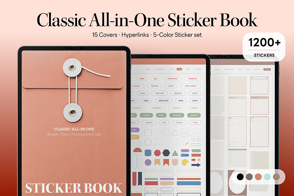 Classic All-in-One Sticker Book
