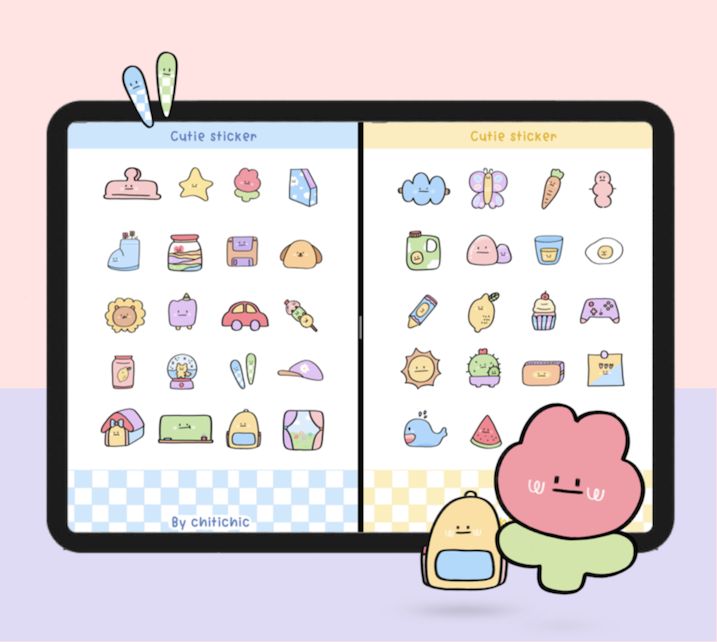 Adorable Illustration Stickers