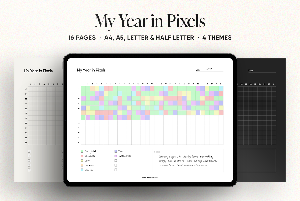 My Year in Pixels (Landscape) My Year in Pixels (Landscape)
