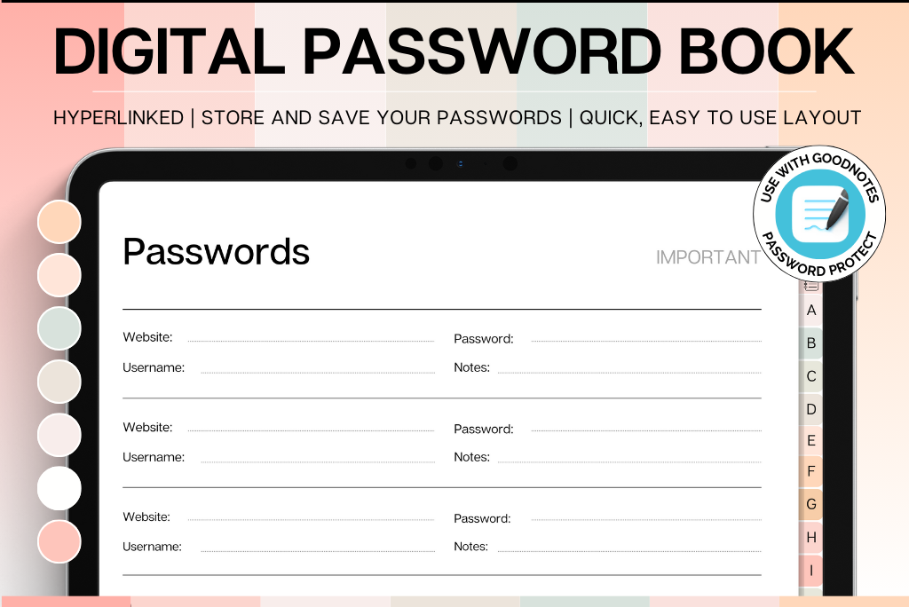 Digital Password Book