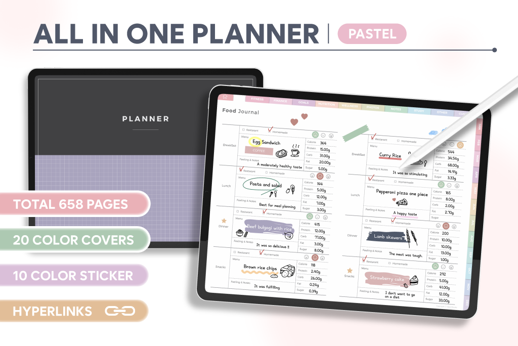 All-in-one Planner (Pastel) by daper