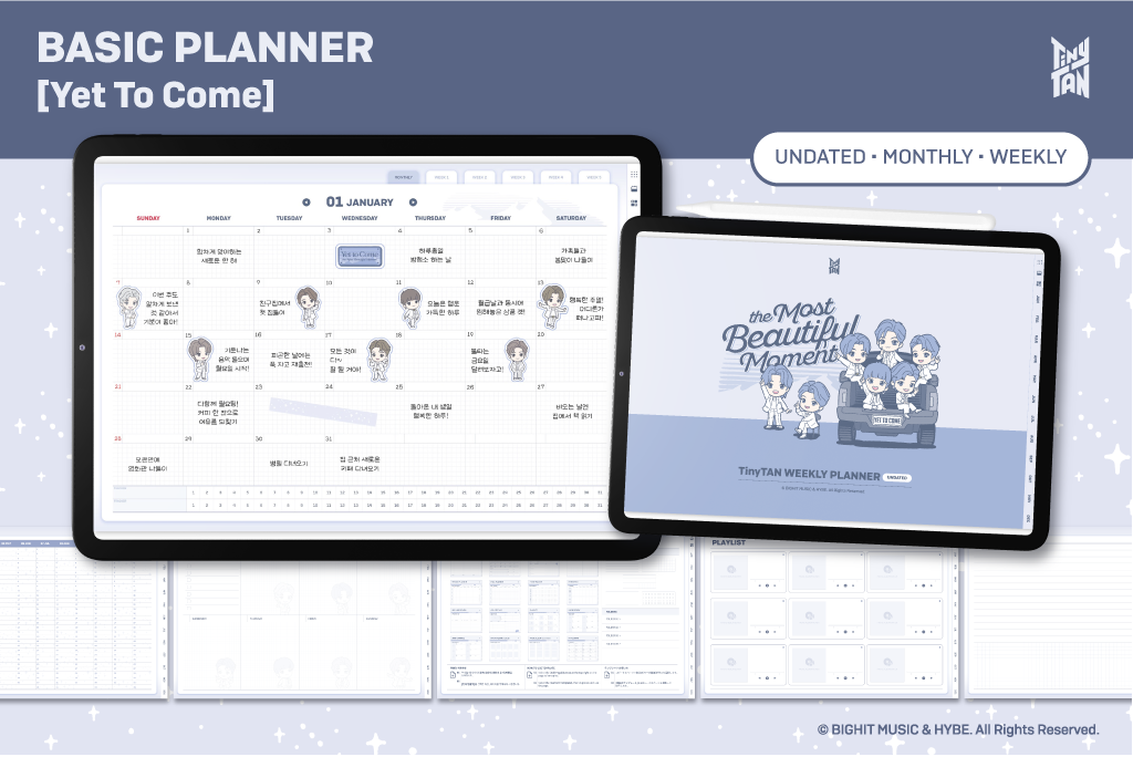 TinyTAN [Yet To Come] Basic Planner