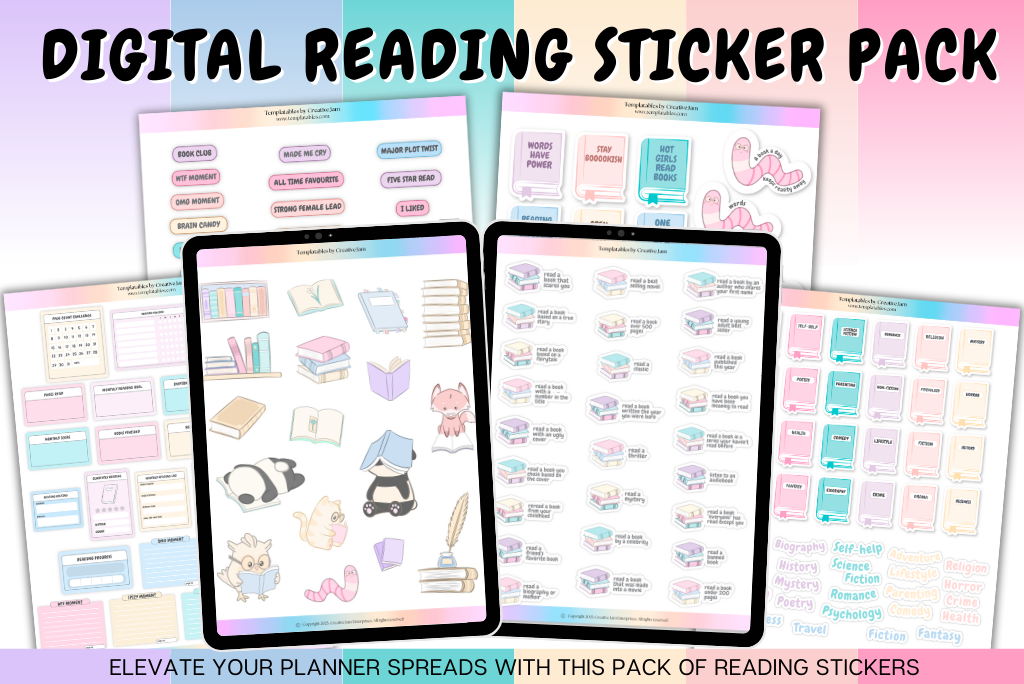 Digtial Reading Stickers