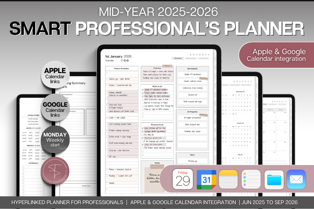 The Smart Professional's Planner