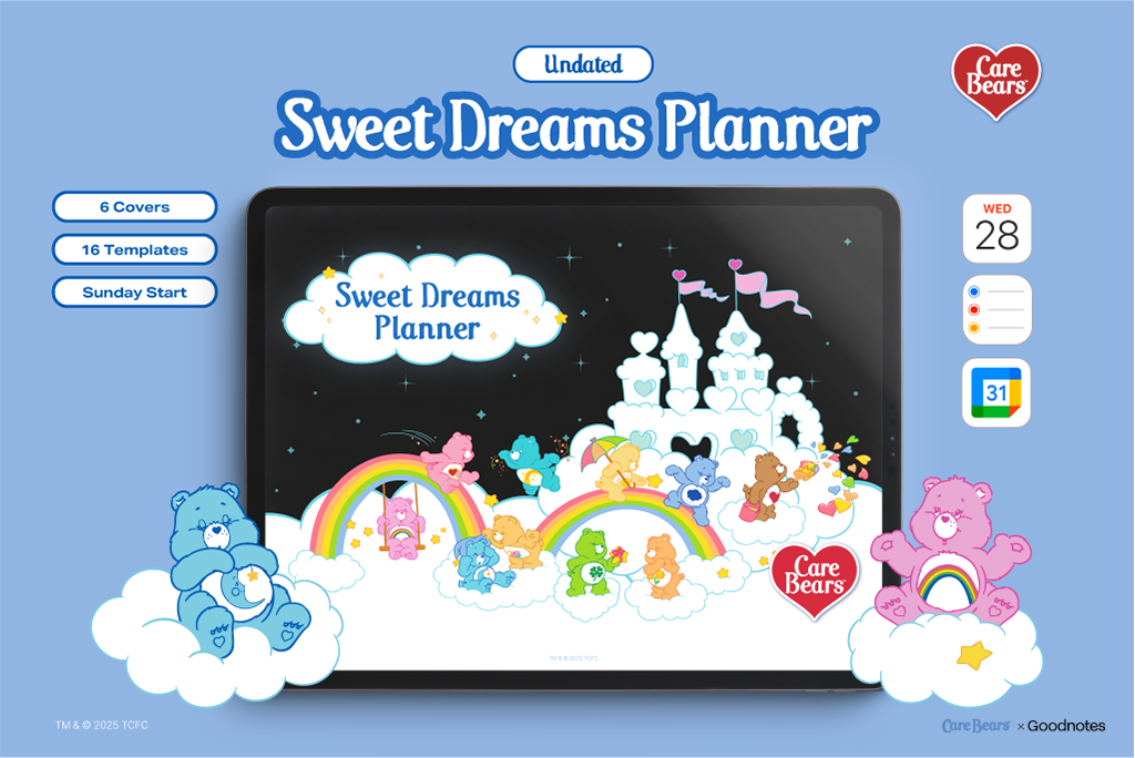 Care Bears Undated Planner <Sweet Dreams> Care Bears Undated Planner <Sweet Dreams>