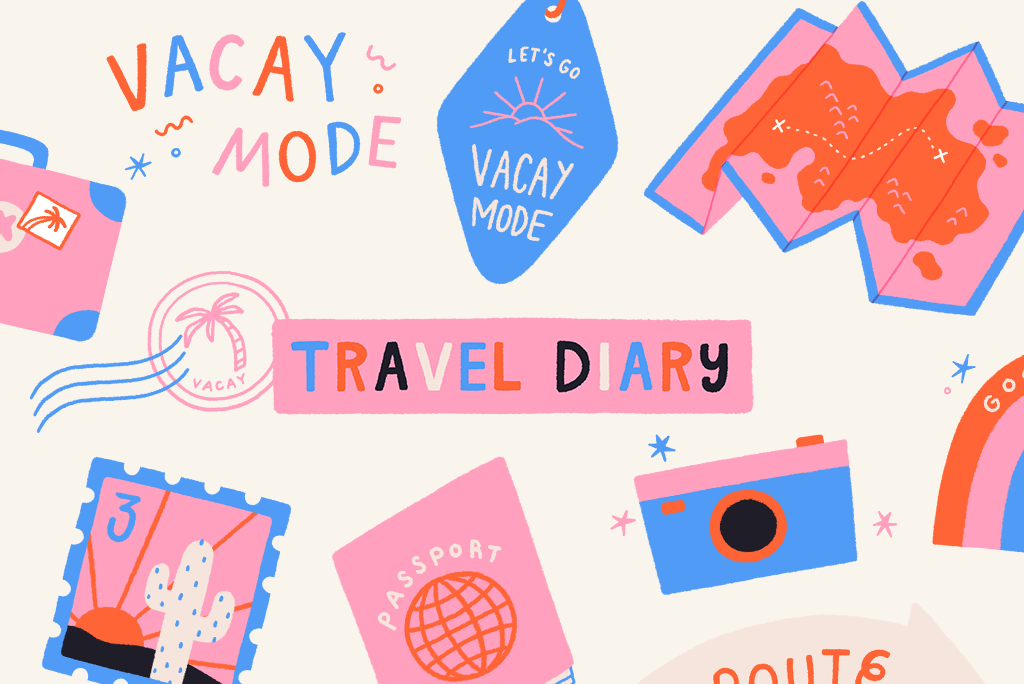 Travel Journey Sticker Pack