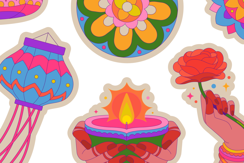 Diwali Essentials Sticker Pack