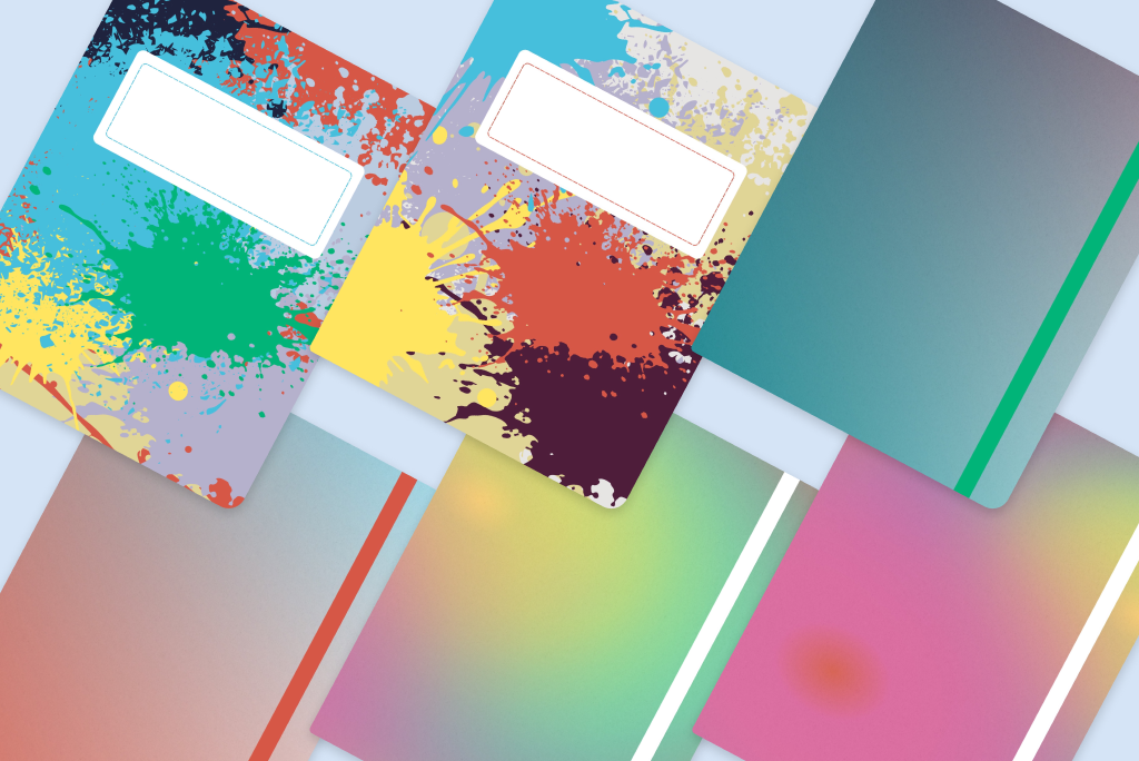 Copertine per Notebook a Esplosione di Colore