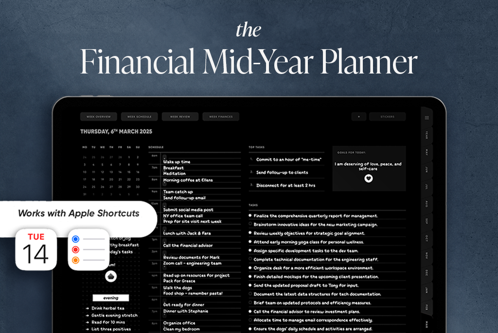 The Financial Mid-Year Planner by Chattan Design