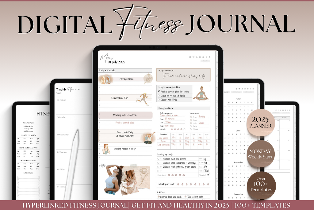 2025 Digital Fitness Planner