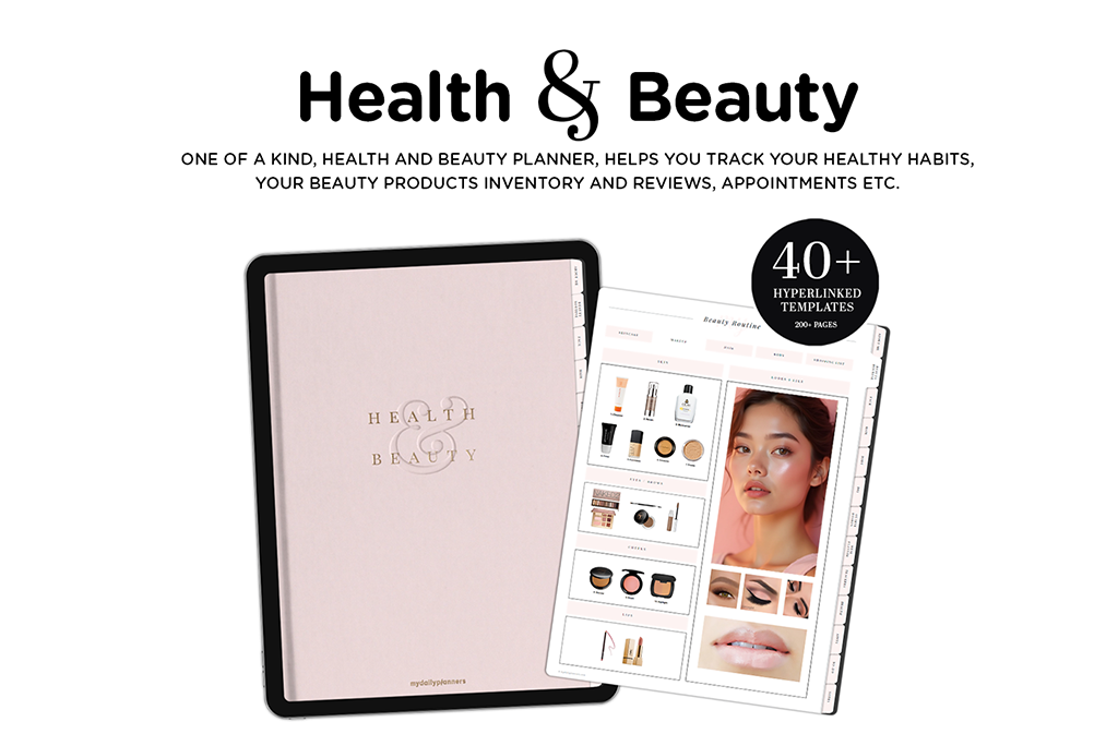 Health and Beauty Digital Planner