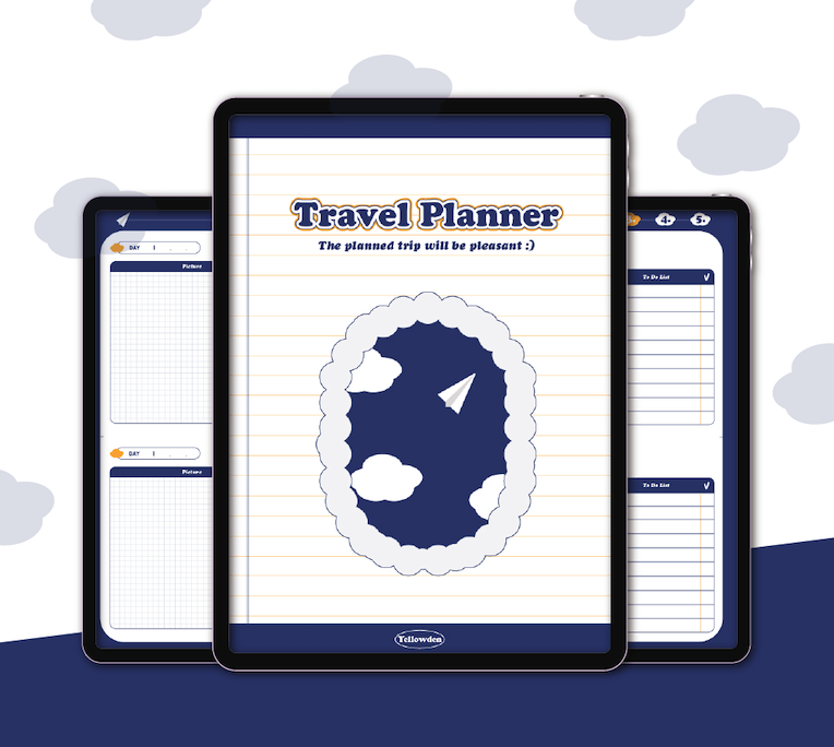 Simple Travel Planner (Navy)