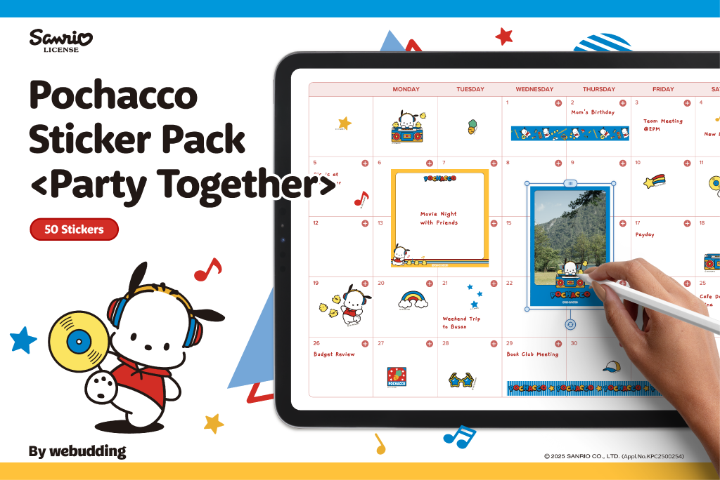 Pochacco Sticker Pack <Party Together>