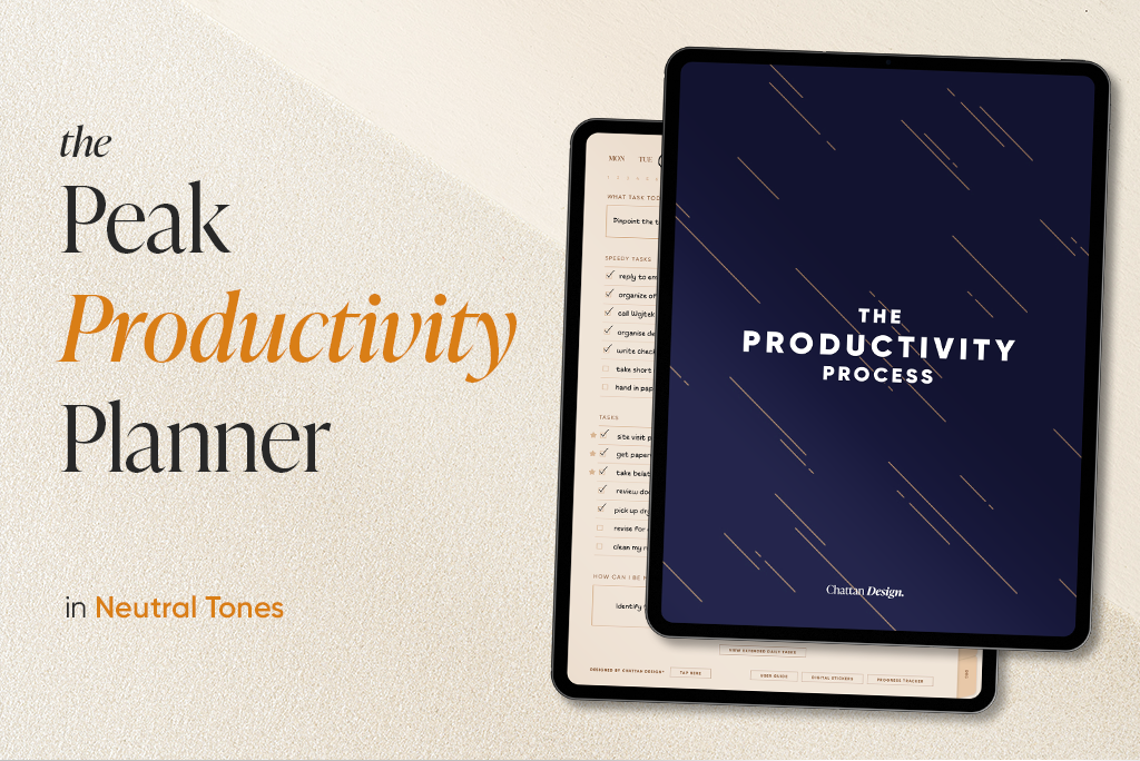 The Peak Productivity Planner (Neutral)