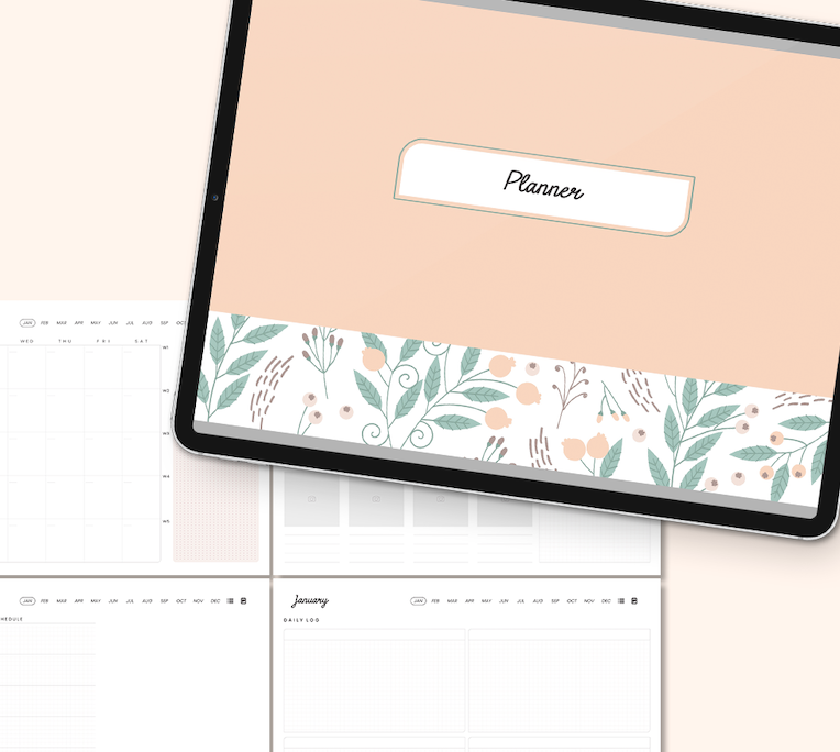 Bellissimo planner floreale