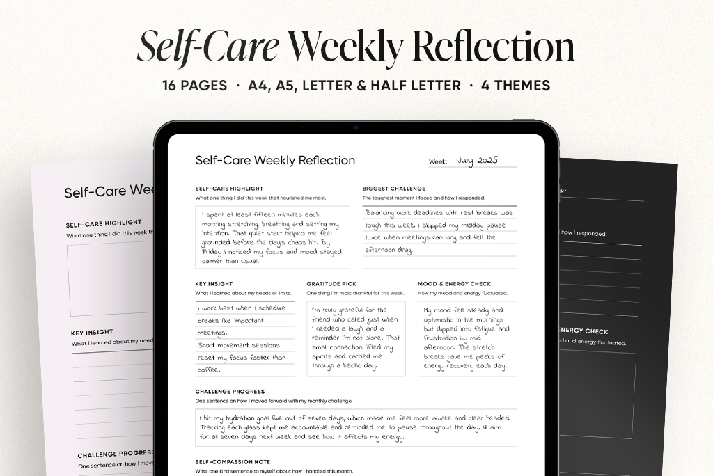 Self-Care Weekly Reflection