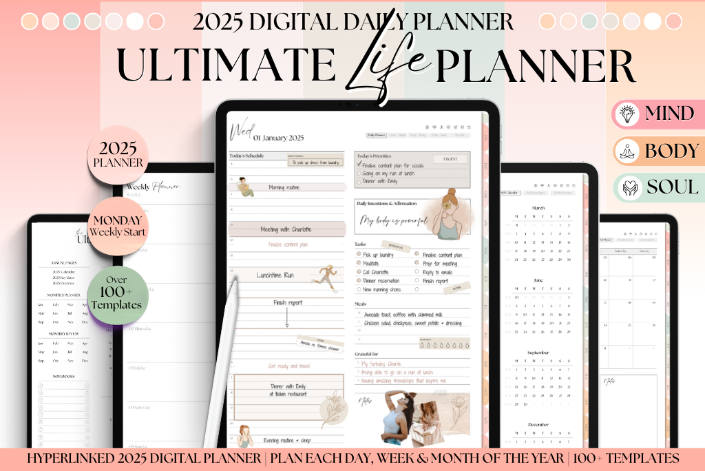 2025 Ultimate Life Planner (Monday start)