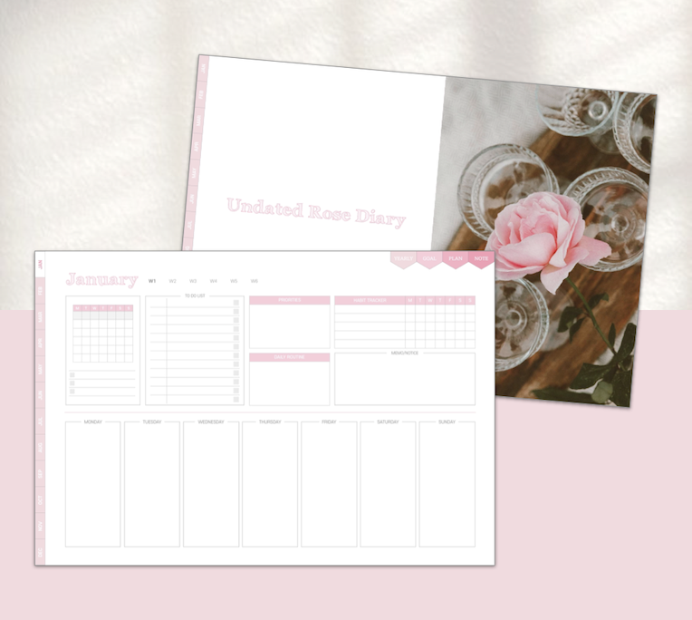 Rose Pink Diary