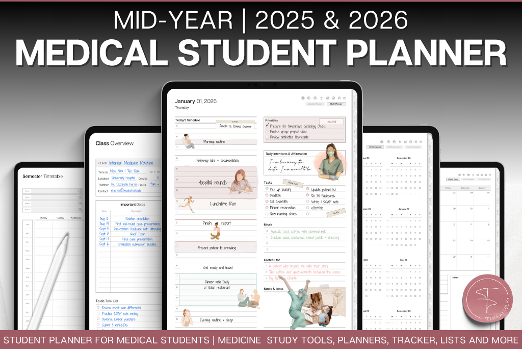 Medical Student Planner - 2025/26 Academic year