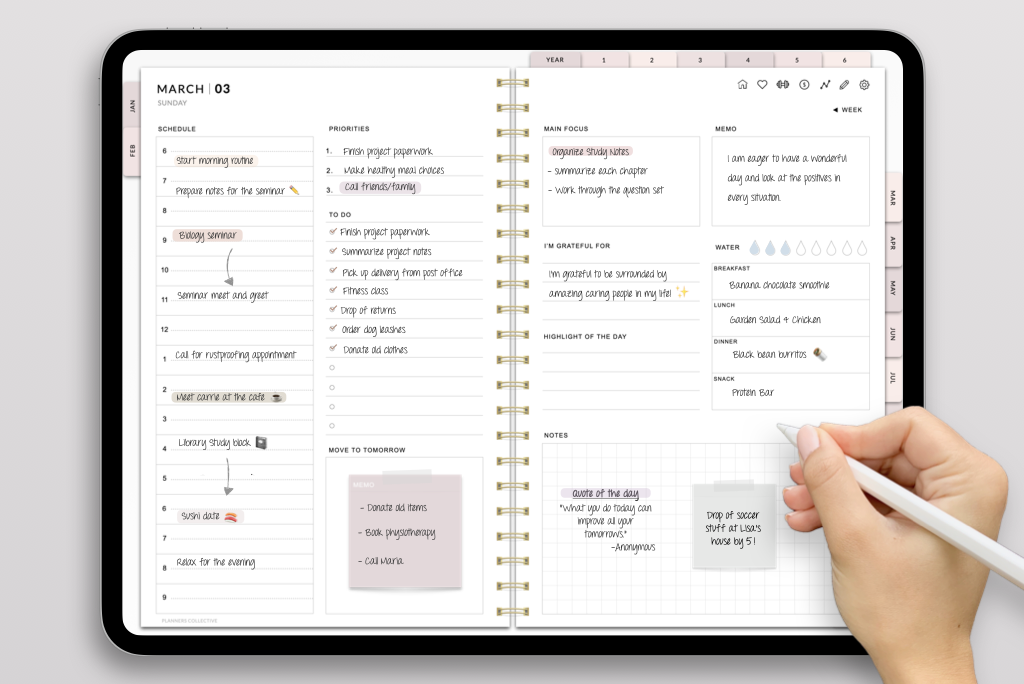 The Ultimate Digital Planner - (Pink Landscape)