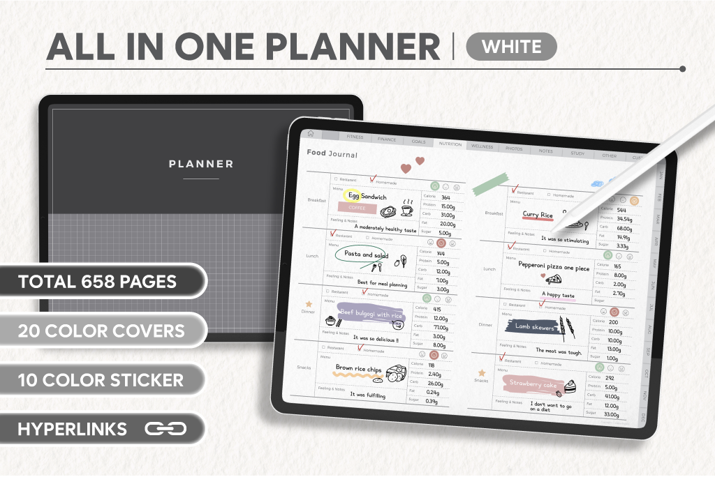 All-in-one Planner (White) by daper