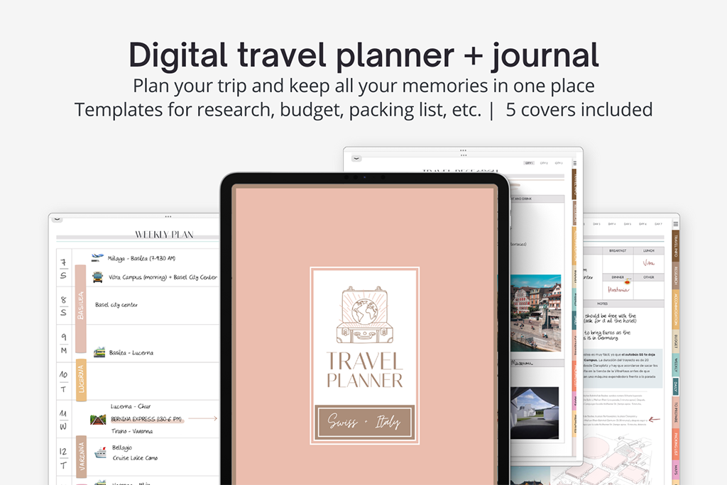 Travel planner and journal