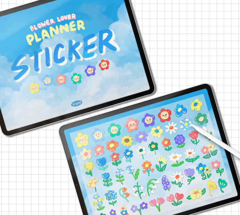 Flower Lover Stickers