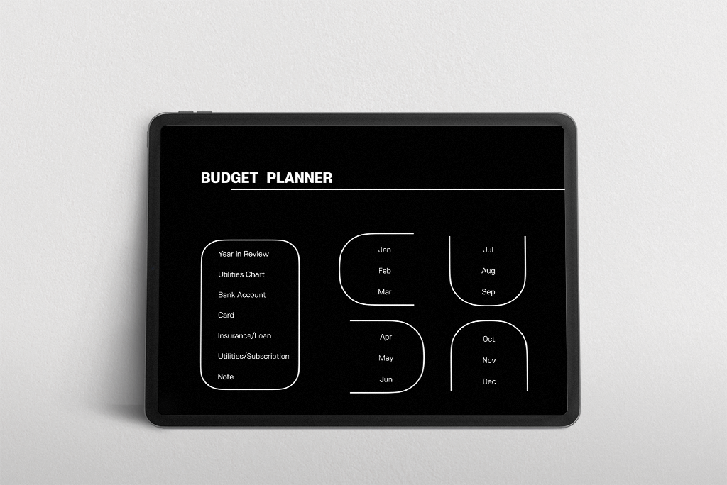 Simple Budget Planner (Dark Mode)