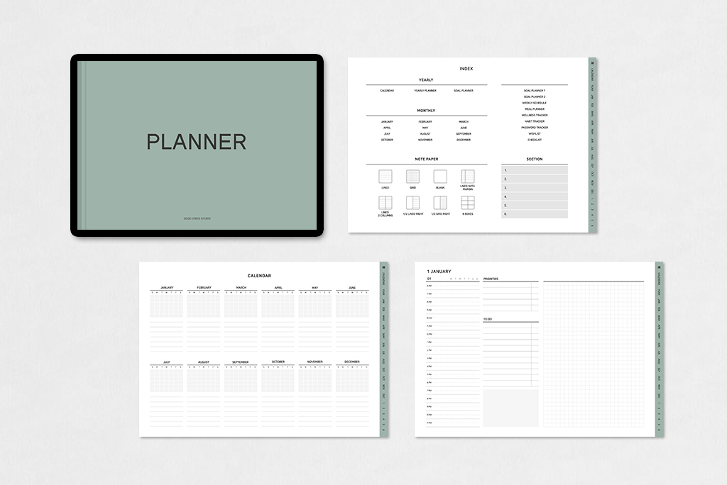 Student Organizer Planner (Green)