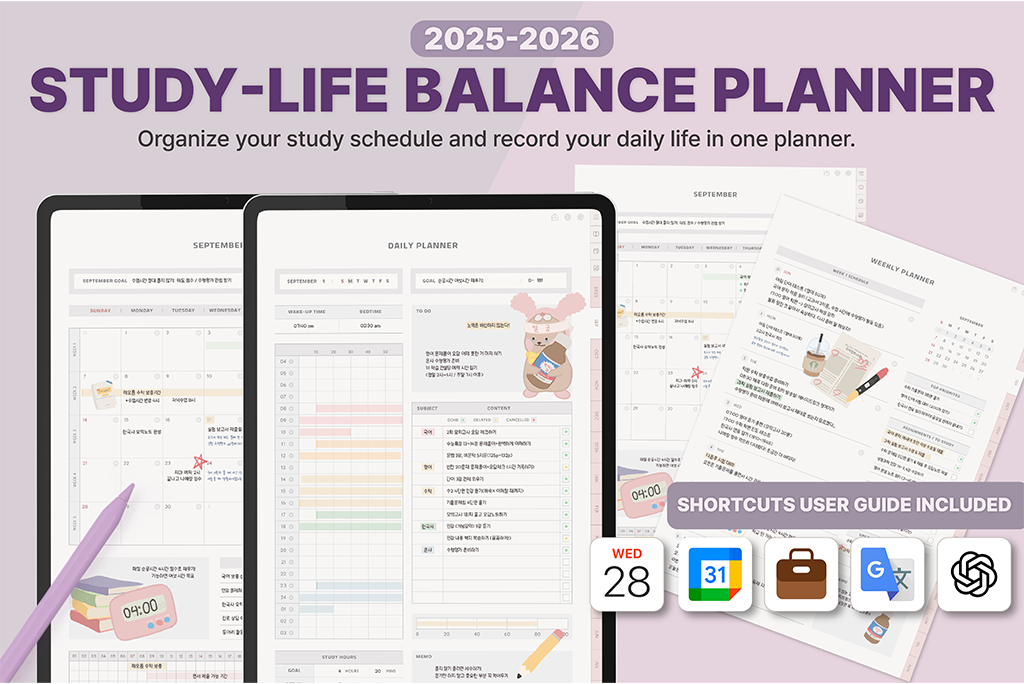 2025-2026 Study-Life Balance Planner (ChatGPT Integration)
