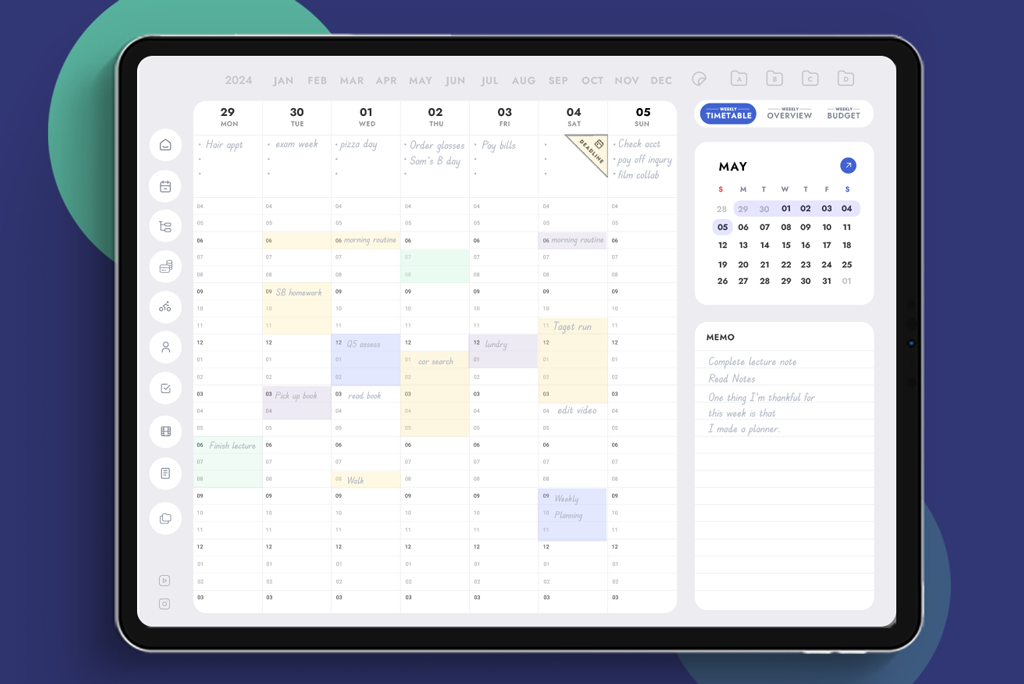 2024 Widget All-in-one Planner