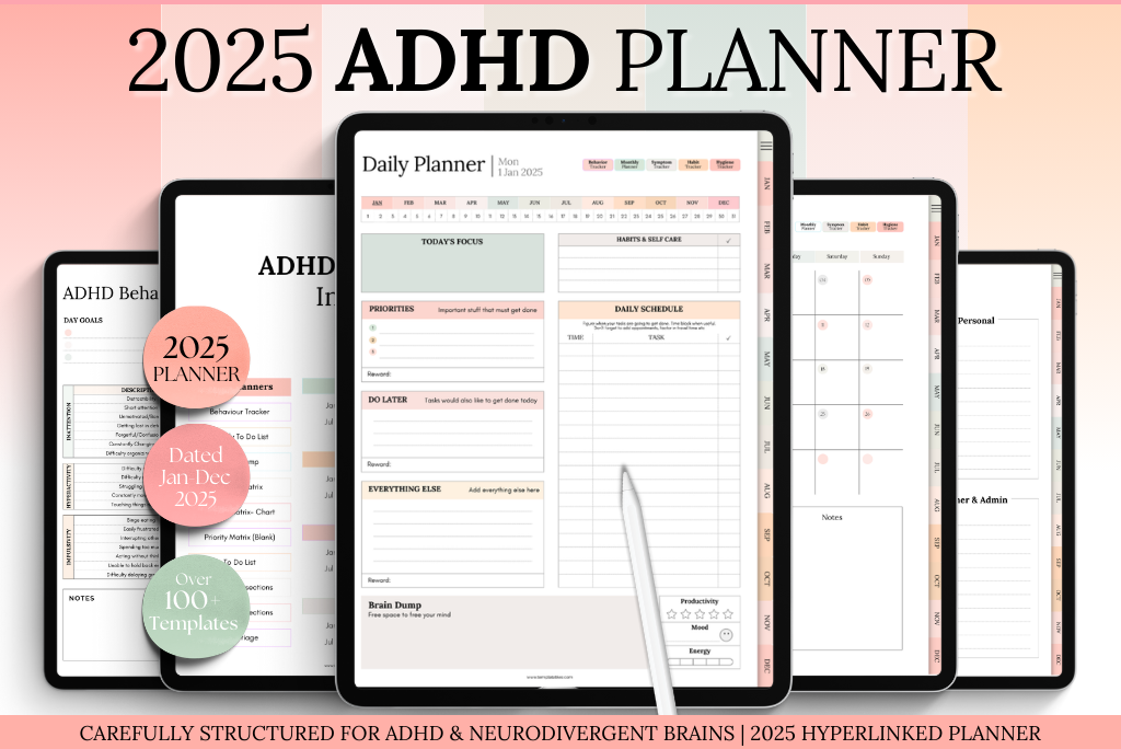 2025 ADHD 計劃器