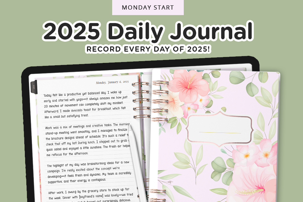 2025 Dagelijks Journal (Maandag)