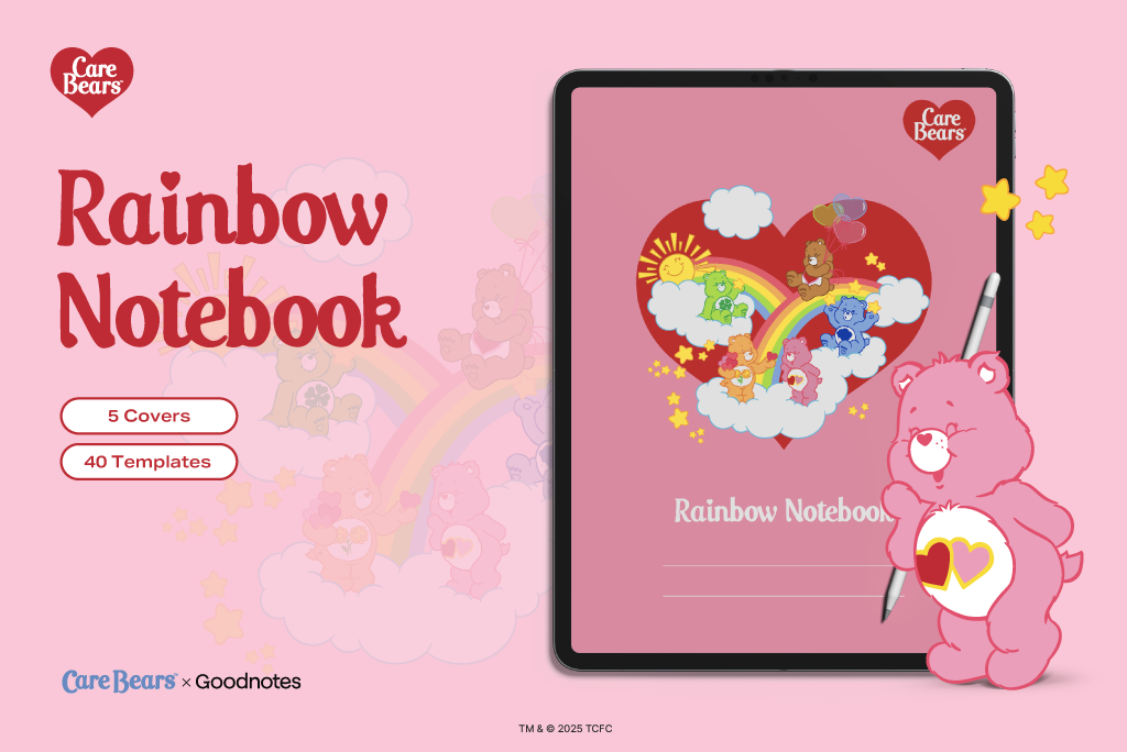 Care Bears Notebook <Rainbow>