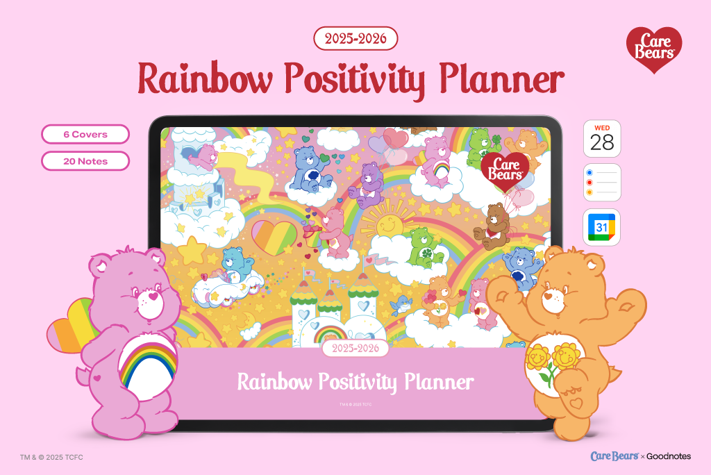 Care Bears Dated Planner <Rainbow Positivity>