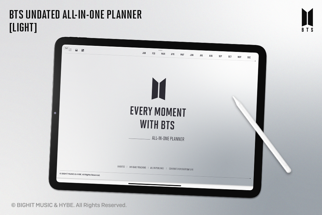 BTS All-in-one Planner (Light)