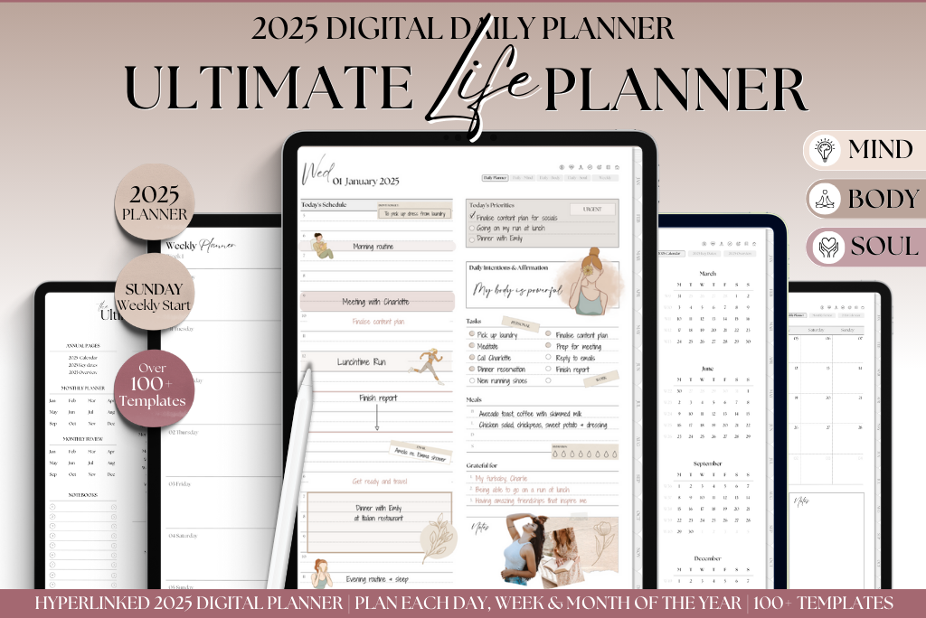 2025 Ultimate Life Planner (Sunday start)