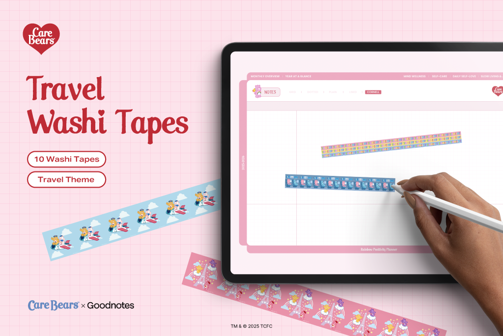 Care Bears Washi Tape <Travel>