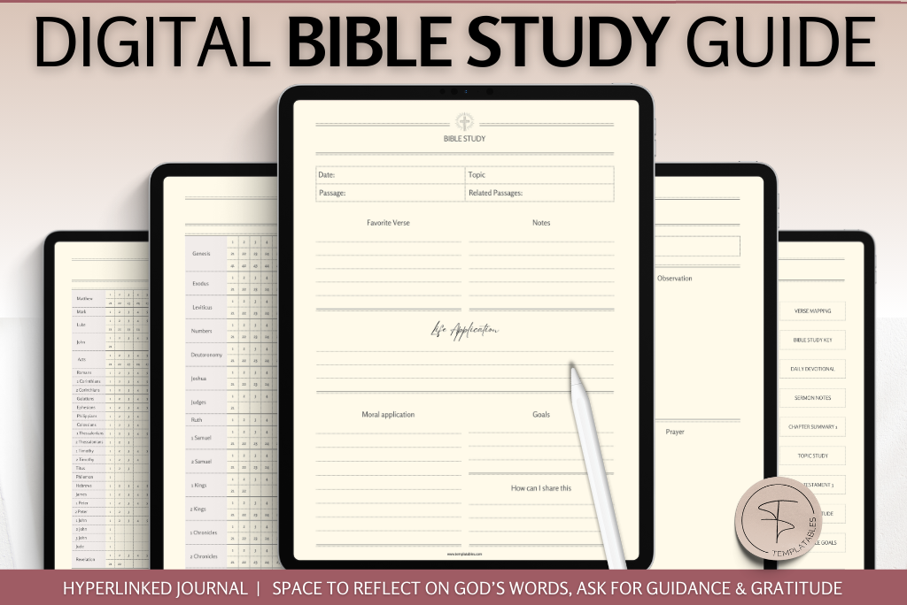 Digital Bible Study Guide & Journal