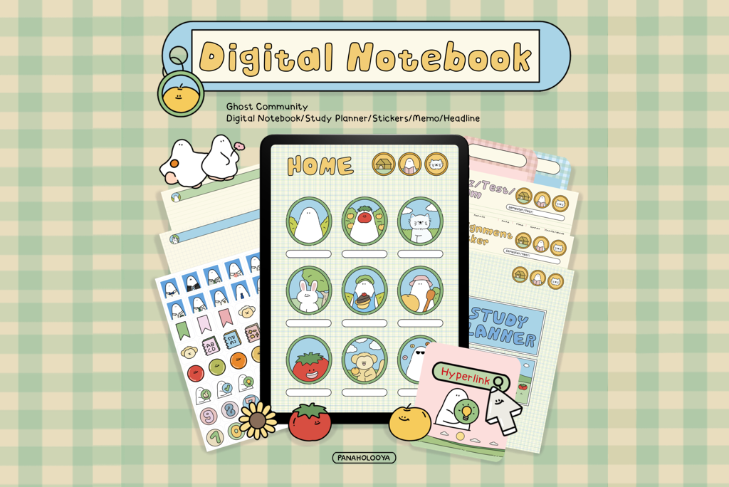 Cute Character Study Planner