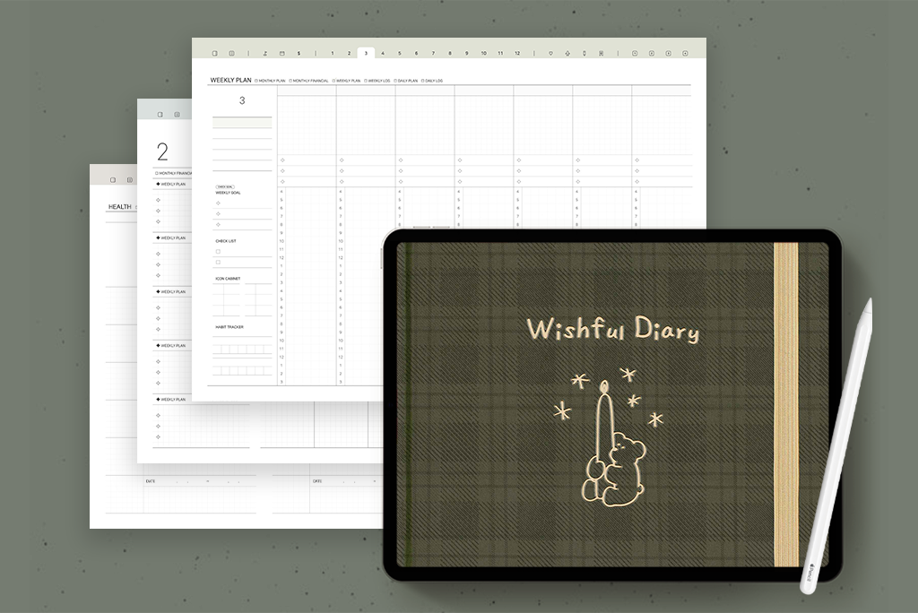 Teddy Bear 24-hour Planner