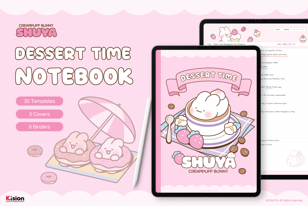 SHUYA & TOYA Notebook <Dessert Time>