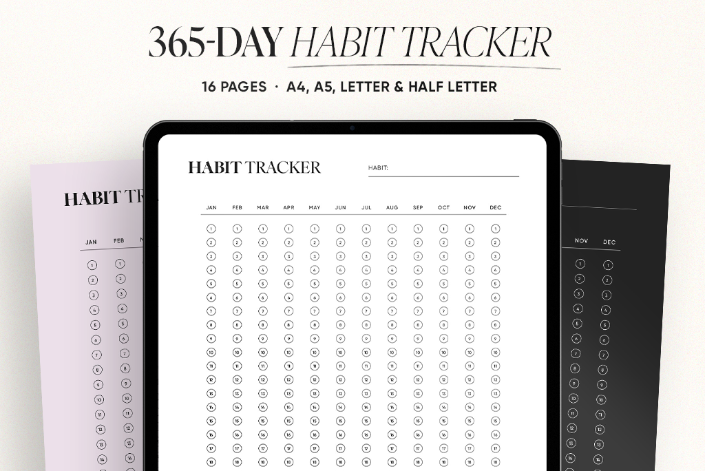 365-Day Habit Tracker