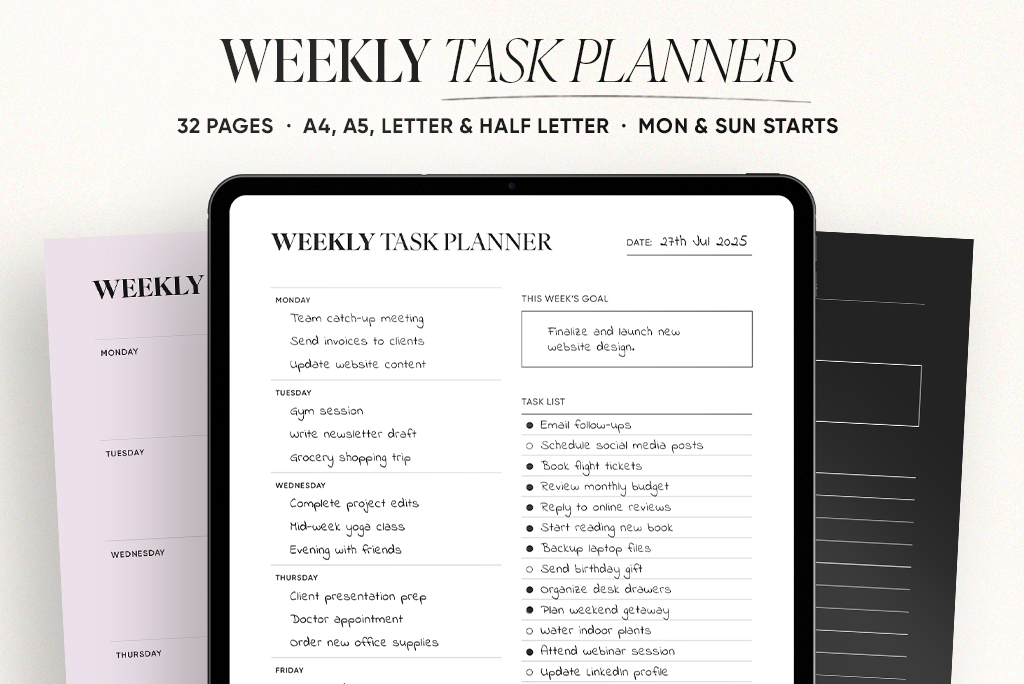 Wekelijkse Taak Planner